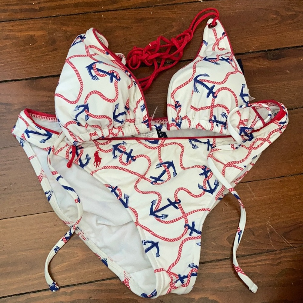 Ralph Lauren anchor bikini set